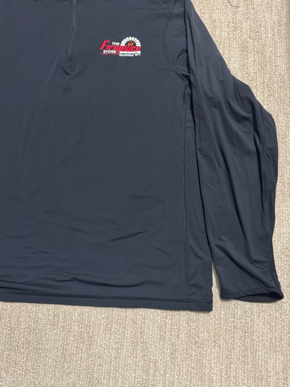 Greyson Tate Mockneck Quarter-Zip Pullover Men's XL Black Golf Performance Top - Picture 3 of 12